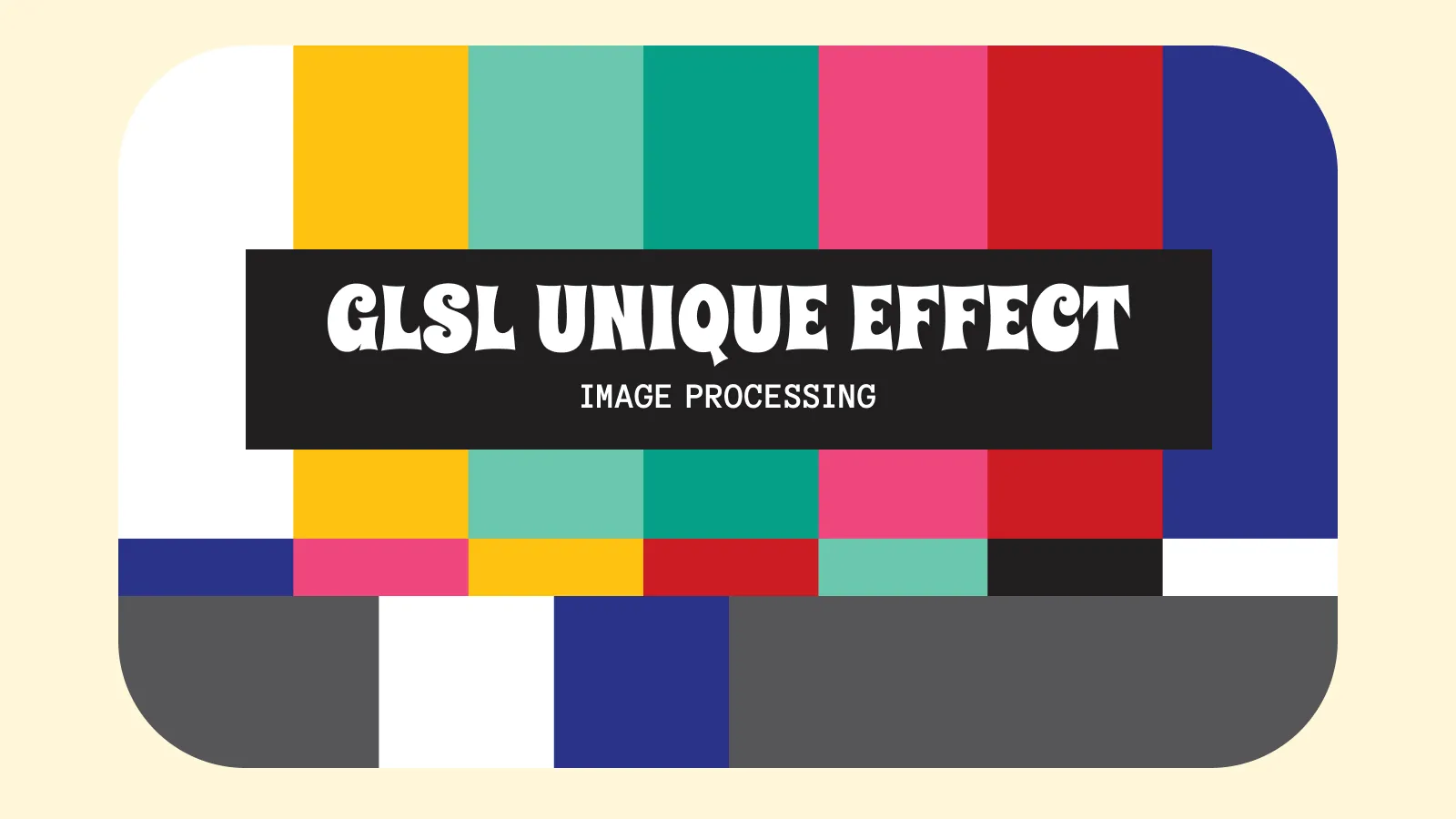 GLSLでユニークな特殊効果の画像処理を実装する【モザイク・イラスト調・拡散・VHS調変換】