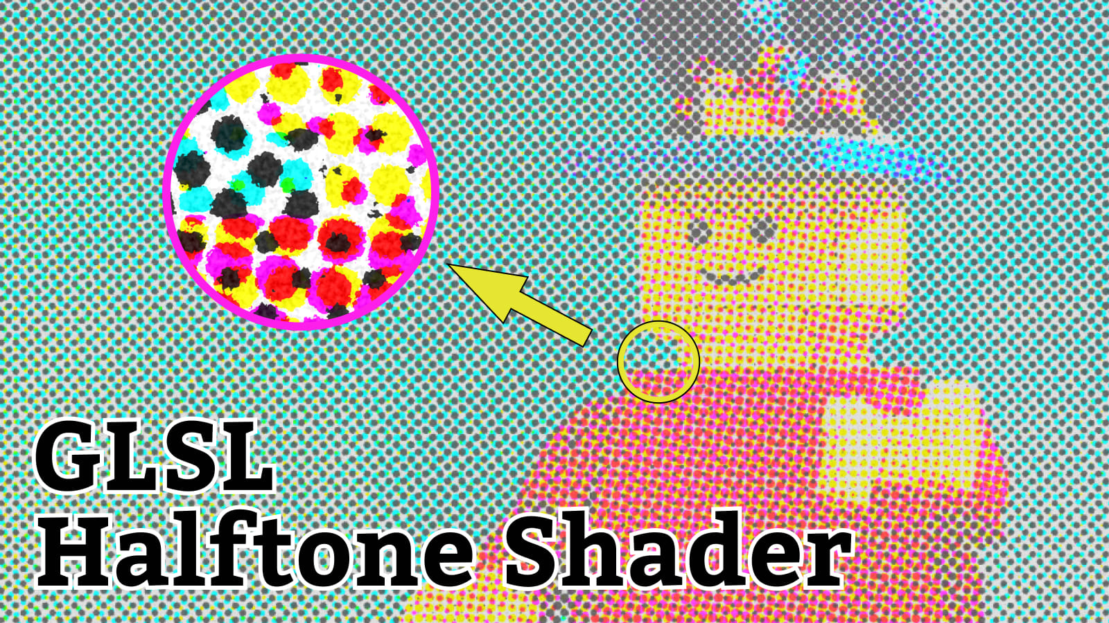 GLSLでハーフトーンシェーダを実装する